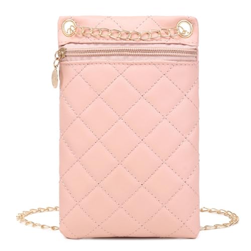 APMGONT Handy Umhängetasche Damen, Handytasche zum Umhängen Klein PU Leder Tasche Damen Handy Crossbody Tasche Multifunktionale Handytasche Umhängetaschen Geldbeutel für Mädchen Frauen (Pink) von APMGONT