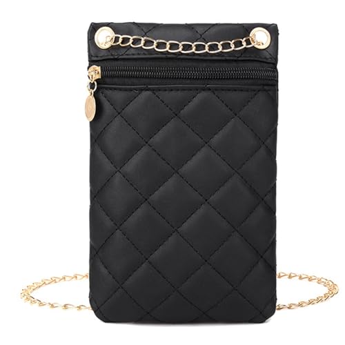 APMGONT Handy Umhängetasche Damen, Handytasche zum Umhängen Klein PU Leder Tasche Damen Handy Crossbody Tasche Multifunktionale Handytasche Umhängetaschen Geldbeutel für Mädchen Frauen (Schwarz) von APMGONT