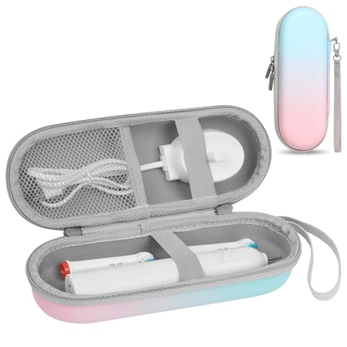 APOMOONS Gradientenfarbe Zahnbürsten Etui Reise,Reisezahnbürste Etui mit Netz Gummiband Tragbares Zahnbürstenetui Travel Toothbrush Case Zahnbürstenhülle Wasserfest für Zuhause,Reisen von APOMOONS