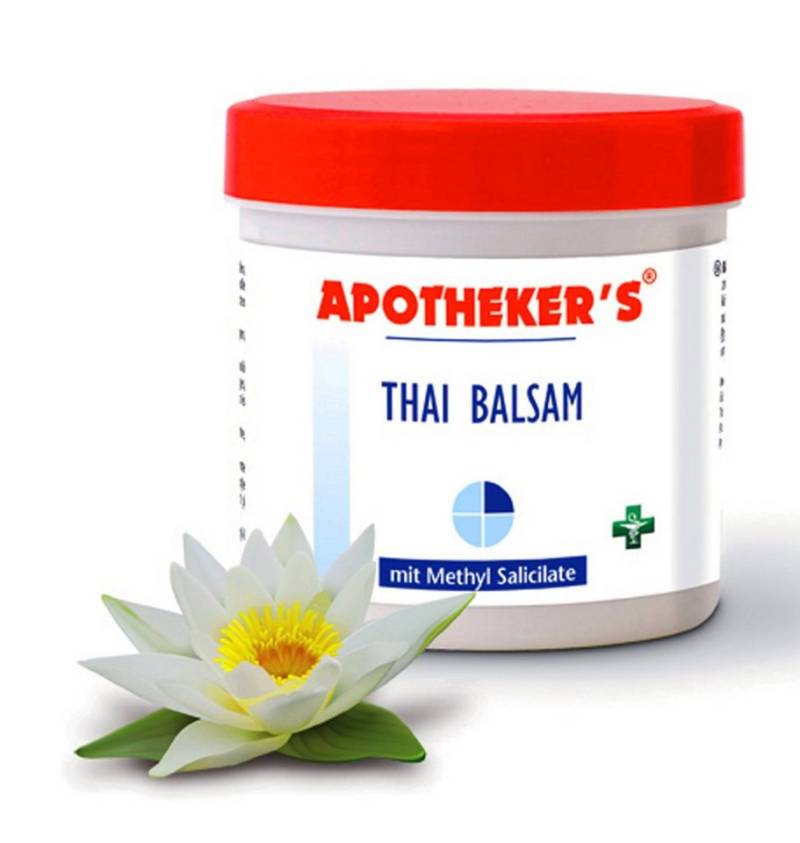 APOTHEKER'S Körperbalsam THAI BALSAM 250ml Methyl Salicilate Massagecreme Massagegel 50, 1-tlg., Sport Massage Creme Lotion Salbe Gel von APOTHEKER'S