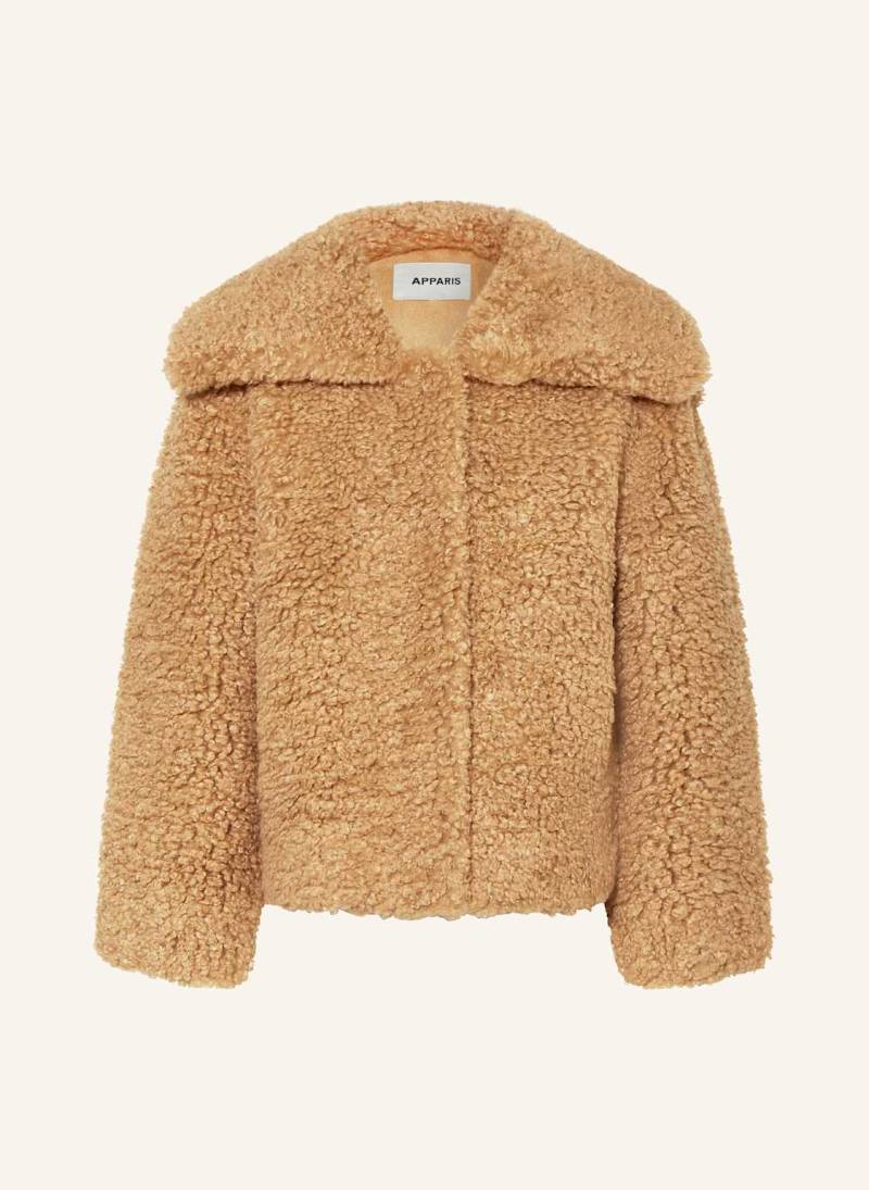 Apparis Teddyfell-Jacke Collins braun von APPARIS