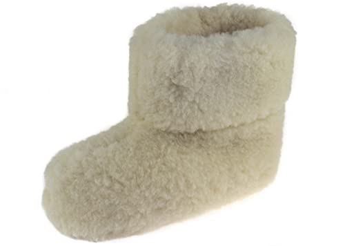 APREGGIO Hausschuhe für Herren und Damen - Äußerst Bequeme & Weiche Wollhausschuhe aus 100% Wolle - Warme Hüttenschuhe für den Winter - Hohes Modell Robuster Ledersohle - Weiß - 37-38 APREGGIO Hausschuhe für Herren und Damen - Äußerst Bequeme & Weiche Wollhausschuhe aus 100% Wolle - Warme Hüttenschuhe für den Winter - Hohes Modell Robuster Ledersohle - Weiß - 37-38 von APREGGIO