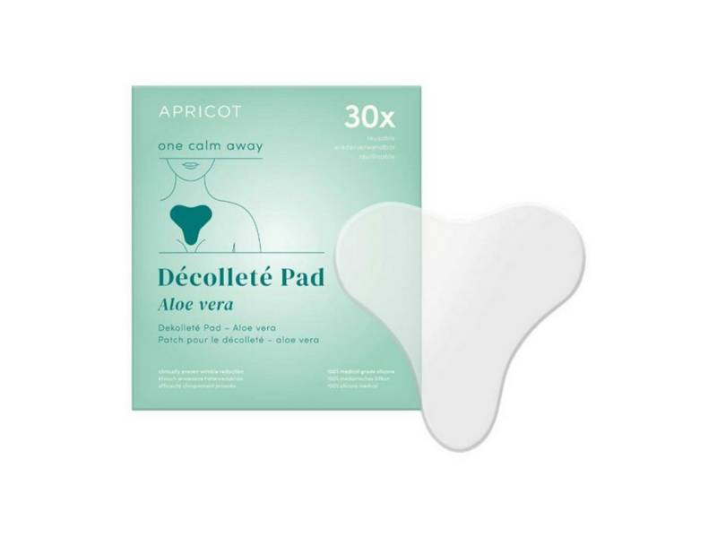 APRICOT Beauty Dekolletee-Maske Wiederverwendbare Décolleté Pad Aloe Vera "one calm away" aus medizini von APRICOT Beauty