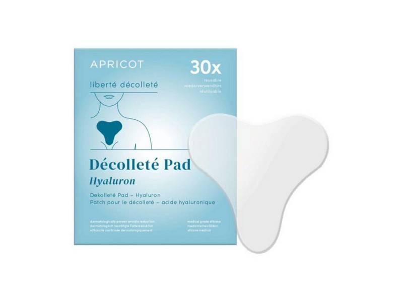 APRICOT Beauty Dekolletee-Maske Wiederverwendbares Décolleté Pad Hyaluron "liberté décolleté" aus medi, vegan von APRICOT Beauty