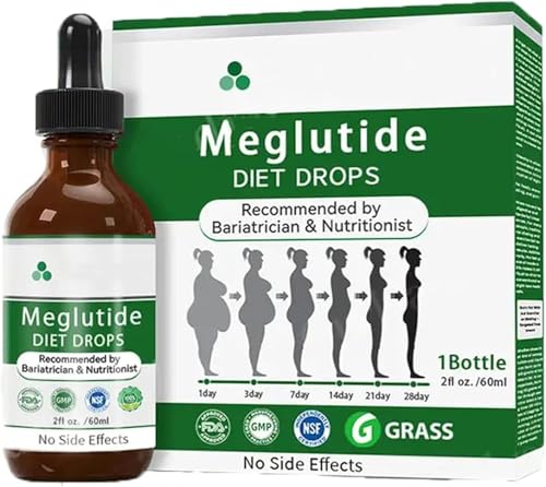 Ourlyard Meglutide Drops for Men and Women, 60ML Ourlyard Meglutide Diet Drops, Gentle and Comfortable, Firming Skin, Powerful Natural Ingredient, Slimming Drop, Natural Plant Extract (1) von APRILADY