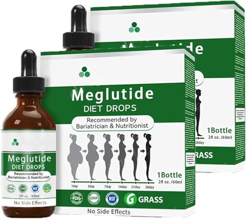 Ourlyard Meglutide Drops for Men and Women, 60ML Ourlyard Meglutide Diet Drops, Gentle and Comfortable, Firming Skin, Powerful Natural Ingredient, Slimming Drop, Natural Plant Extract (2) von APRILADY