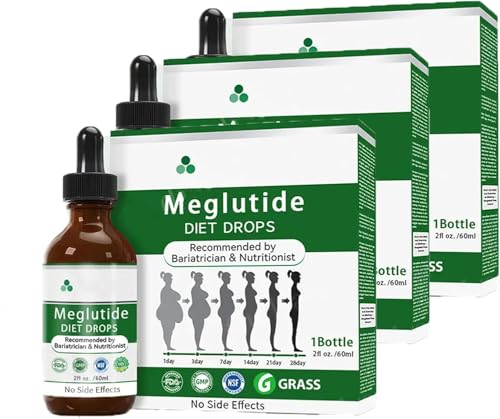 Ourlyard Meglutide Drops for Men and Women, 60ML Ourlyard Meglutide Diet Drops, Gentle and Comfortable, Firming Skin, Powerful Natural Ingredient, Slimming Drop, Natural Plant Extract (3) von APRILADY