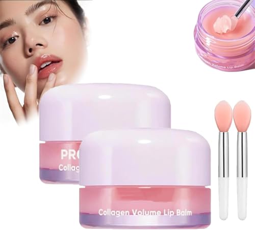 P-robioderm Lip Balm, P-robioderm Collagen Lip Balm, P-robioderm Collagen Volume Lip Balm, P-robioderm Lip Mask, Anti-Crack Lip Balm,Moisturizing,Hydrating,Exfoliating,Lightening Lip Lines 15ml (2Pcs) von APRILADY