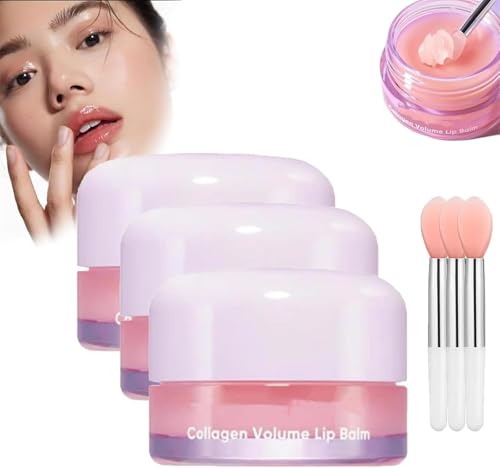 P-robioderm Lip Balm, P-robioderm Collagen Lip Balm, P-robioderm Collagen Volume Lip Balm, P-robioderm Lip Mask, Anti-Crack Lip Balm,Moisturizing,Hydrating,Exfoliating,Lightening Lip Lines 15ml (3Pcs) von APRILADY