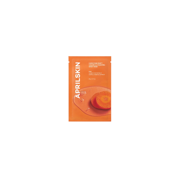 APRILSKIN - Carrotene IPMP Calming & Hydrating Sheet Mask - 20g von APRILSKIN