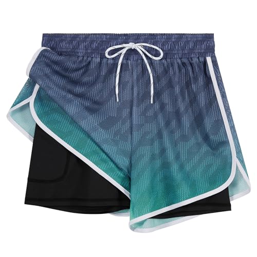 APTRO Damen Badeshorts Badehose Schwimmshorts Beach Strand Surf Shorts mit Innenhose Netz Blau W74 M APTRO Damen Badeshorts Badehose Schwimmshorts Beach Strand Surf Shorts mit Innenhose Netz Blau W74 M von APTRO