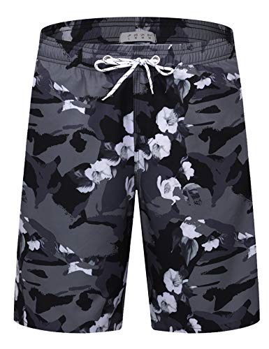 APTRO Herren Badehose Freizeit Short Schnelltrocknend Badeshorts Sportsshorts Camouflage K18 2XL von APTRO