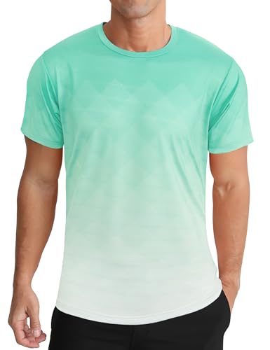 APTRO Herren T Shirt Sport Tshirts Trainingsshirt Funktionsshirt Schnelltrocknend Laufshirt Gym Shirt Farbverlauf Himmelblau XXL APTRO Herren T Shirt Sport Tshirts Trainingsshirt Funktionsshirt Schnelltrocknend Laufshirt Gym Shirt Farbverlauf Himmelblau XXL von APTRO