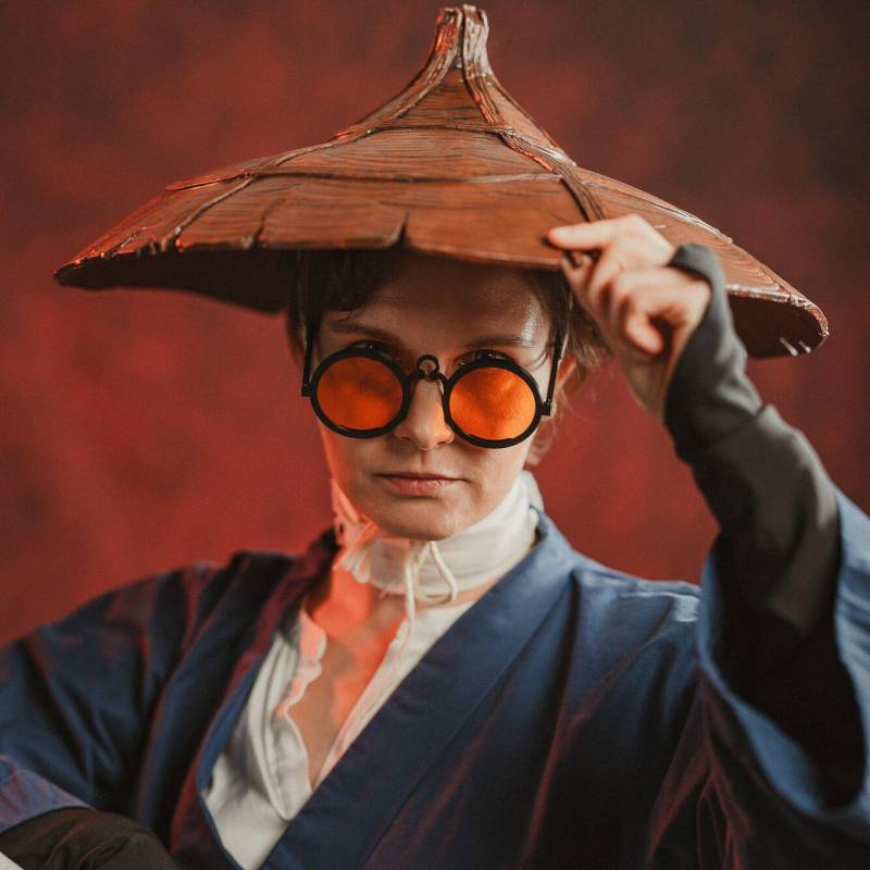 Blue Eye Samurai Glasses V2 Now Foldable von APTheWorkshop