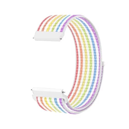 APVMFMKLTG 16mm 18mm 20mm 22mm Nylonband Fit For Garmin Fit For Forerunner 255S Band Fit For Garmin Fit For Venu 2 Armband Zubehör Fit For Forerunner 255 Armband(Color 1,20mm) von APVMFMKLTG