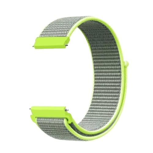APVMFMKLTG 16mm 18mm 20mm 22mm Nylonband Fit For Garmin Fit For Forerunner 255S Band Fit For Garmin Fit For Venu 2 Armband Zubehör Fit For Forerunner 255 Armband(Flash,20mm) von APVMFMKLTG