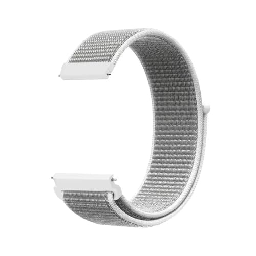 APVMFMKLTG 16mm 18mm 20mm 22mm Nylonband Fit For Garmin Fit For Forerunner 255S Band Fit For Garmin Fit For Venu 2 Armband Zubehör Fit For Forerunner 255 Armband(Sea shell,20mm) von APVMFMKLTG