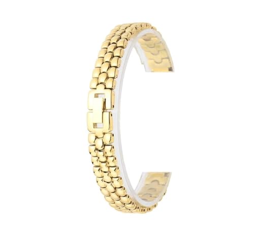 APVMFMKLTG 8mm 10mm 12mm 14mm 16mm 18mm Milanese Armband Zubehör Gold Universal for Edelstahl Metall Uhr Band Armband(C-Gold,14mm) von APVMFMKLTG