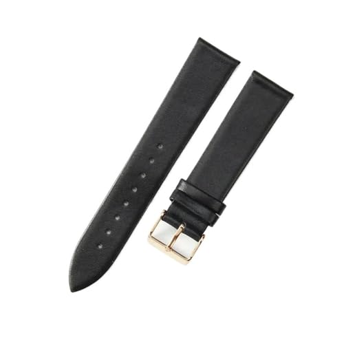 APVMFMKLTG Armband Passend For DW Passend For CK Passend For Longines Herren Damen Blau Weiß Braun Uhrenzubehör Armband Uhrenarmband(Black-Rose-K1,23mm) von APVMFMKLTG