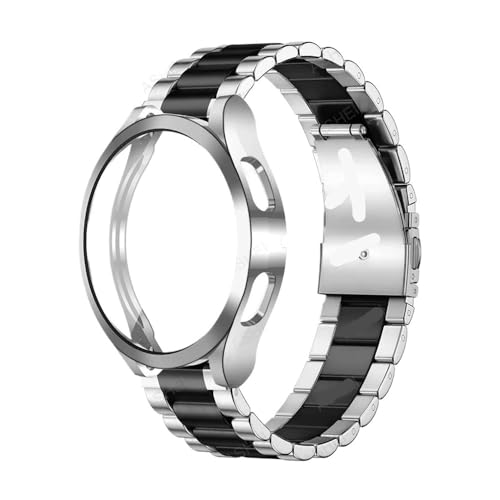 APVMFMKLTG Band + Hülle Passend For Samsung Passend For Galaxy Watch 6 4 5 44 Mm 40 Mm 43 Mm 47 Mm Armband Passend For Galaxy Watch 4 Passend For Classic 46 Mm 42 Mm 5 Pro 45 Mm Armband TPU-Hülle(Silv APVMFMKLTG Band + Hülle Passend For Samsung Passend For Galaxy Watch 6 4 5 44 Mm 40 Mm 43 Mm 47 Mm Armband Passend For Galaxy Watch 4 Passend For Classic 46 Mm 42 Mm 5 Pro 45 Mm Armband TPU-Hülle(Silv von APVMFMKLTG