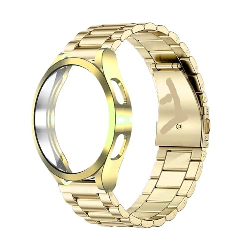 APVMFMKLTG Band + Hülle Passend For Samsung Passend For Galaxy Watch 6 4 5 44 Mm 40 Mm 43 Mm 47 Mm Armband Passend For Galaxy Watch 4 Passend For Classic 46 Mm 42 Mm 5 Pro 45 Mm Armband TPU-Hülle(Gold APVMFMKLTG Band + Hülle Passend For Samsung Passend For Galaxy Watch 6 4 5 44 Mm 40 Mm 43 Mm 47 Mm Armband Passend For Galaxy Watch 4 Passend For Classic 46 Mm 42 Mm 5 Pro 45 Mm Armband TPU-Hülle(Gold von APVMFMKLTG