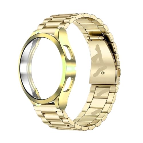 APVMFMKLTG Band + Hülle Passend For Samsung Passend For Galaxy Watch 6 4 5 44 Mm 40 Mm 43 Mm 47 Mm Armband Passend For Galaxy Watch 4 Passend For Classic 46 Mm 42 Mm 5 Pro 45 Mm Armband TPU-Hülle(Gold APVMFMKLTG Band + Hülle Passend For Samsung Passend For Galaxy Watch 6 4 5 44 Mm 40 Mm 43 Mm 47 Mm Armband Passend For Galaxy Watch 4 Passend For Classic 46 Mm 42 Mm 5 Pro 45 Mm Armband TPU-Hülle(Gold von APVMFMKLTG