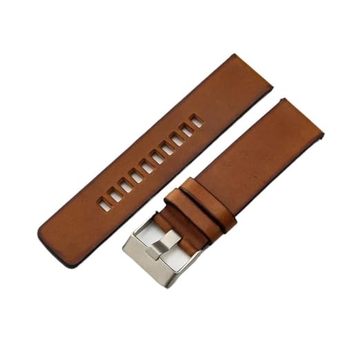 APVMFMKLTG Uhrenarmbänder passend for Diesel Retro-Serie DZ4343 DZ4323 DZ7406 DZ7408 Bequemes Uhrenarmband 22 24 26 mm(Brown(FG)-Steel-K3,28mm) von APVMFMKLTG