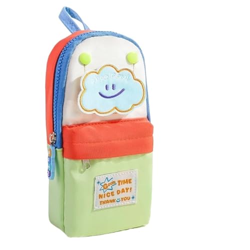 APVPOPOKGM Kleine Büchertasche, Stern-Stiftetasche, große Kapazität, Studenten-Schreibwarentasche, Bleistift-Schreibwarenbox, Mädchen, High Beauty-Stiftetasche(B) von APVPOPOKGM