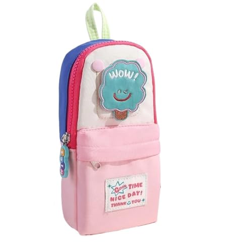 APVPOPOKGM Kleine Büchertasche, Stern-Stiftetasche, große Kapazität, Studenten-Schreibwarentasche, Bleistift-Schreibwarenbox, Mädchen, High Beauty-Stiftetasche(D) von APVPOPOKGM