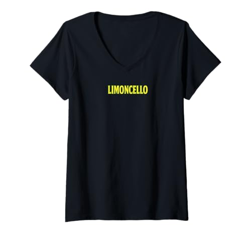 Damen Limoncello | Italienisches Symbol T-Shirt mit V-Ausschnitt Damen Limoncello | Italienisches Symbol T-Shirt mit V-Ausschnitt von APezzaniWear