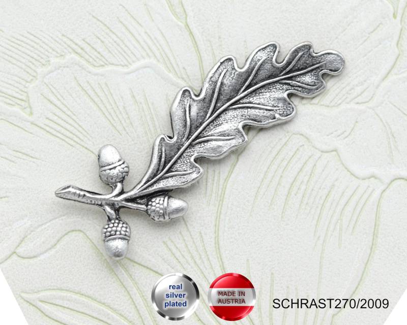 Anstecker Eichenlaub - Made in Austria // Schrast270/2009 von APjewelrycomponents