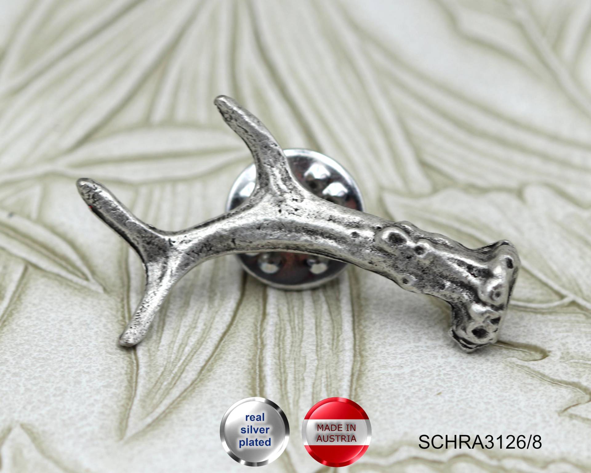 Anstecker Geweih - Krickerlbrosche Made in Austria // Schra3126/8 von APjewelrycomponents