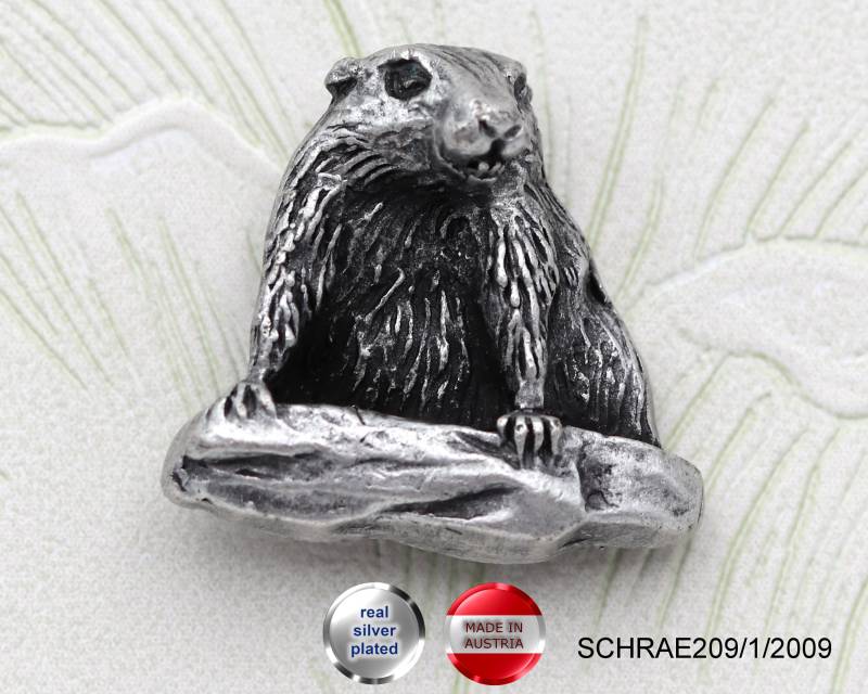 Anstecker Murmeltier - Made in Austria // Schrae209/1/2009 von APjewelrycomponents