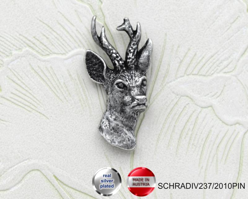 Anstecker Rehbock - Made in Austria // Schradiv237/2010Pin von APjewelrycomponents