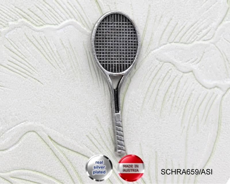 Anstecker Tennisschläger - Made in Austria // Schra659/Asi von APjewelrycomponents