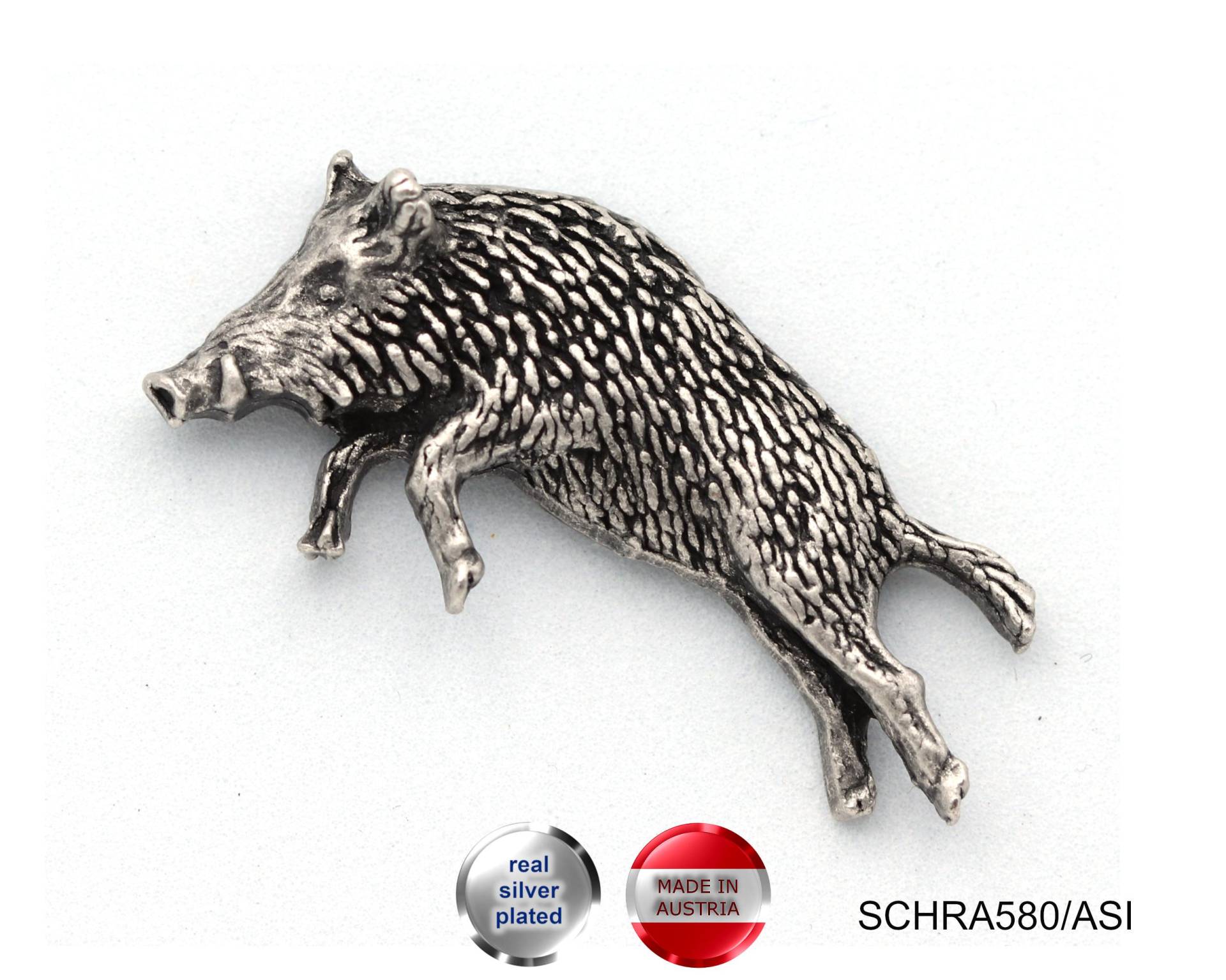 Anstecker Wildschwein - Made in Austria // Schra580/Asi von APjewelrycomponents