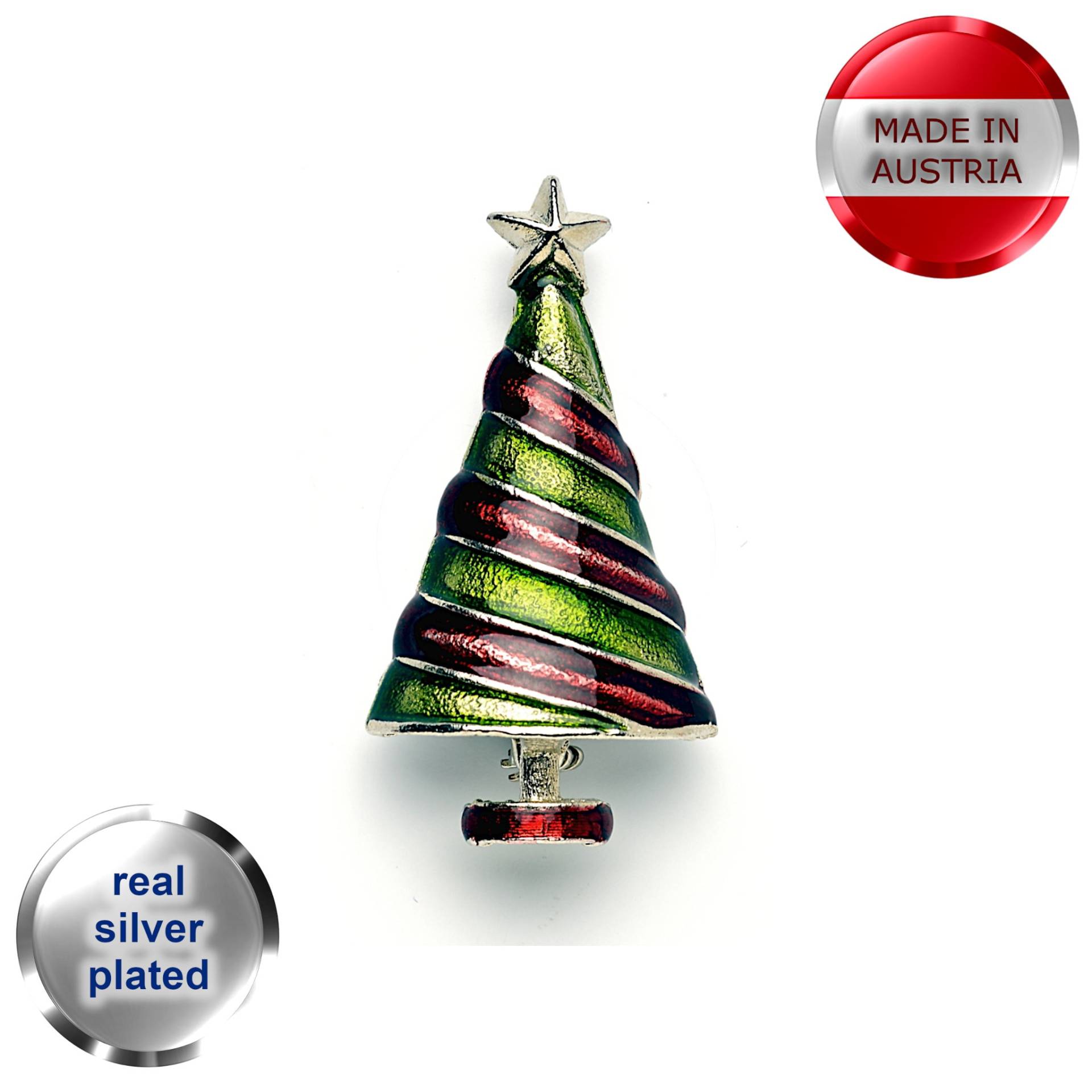 Emaillierte Christbaumbrosche 1815Emni Weihnachtsschmuck Weihnachten Weihnachtsbrosche von APjewelrycomponents