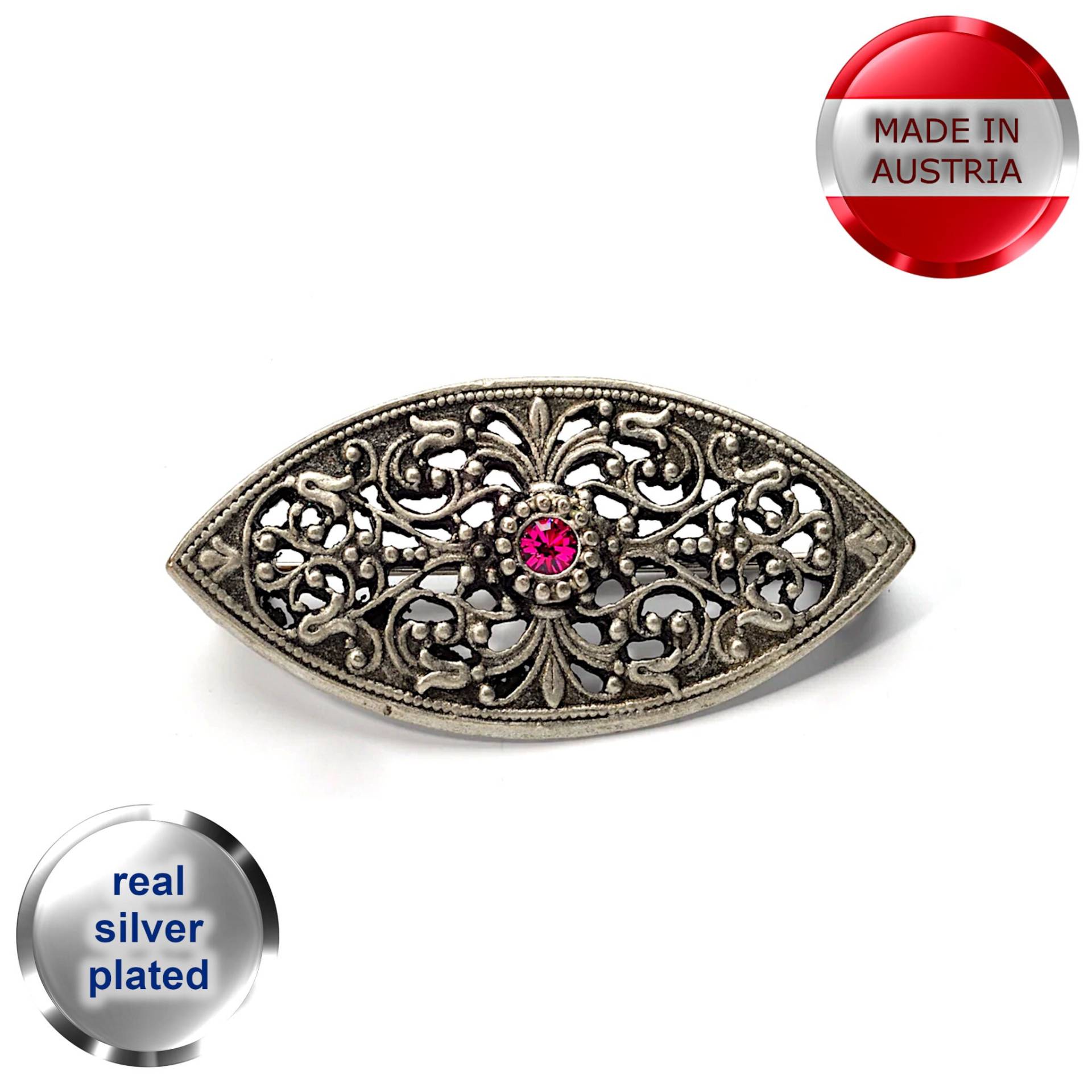 Julia Strassbrosche 1112/8/2017A Tracht Trachtenschmuck Trachtenbrosche Wiesn Narzissenfest Praterwiese Oktoberfest von APjewelrycomponents