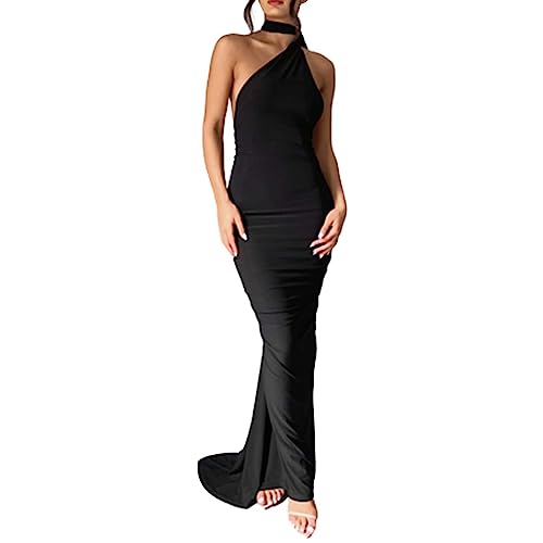 Backless Dresses for Women Sexy Bodycon Sleeveless Open Back Maxi Dress Going Out Elegant Party Cocktail Long Dress A-108 von AQ899