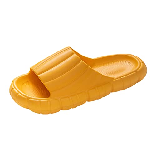 Men and Women's Eva Slippers Summer Solid Color Bathroom Shoes with Anti-Slip Sole Soft Home and Outdoor Sandals Slip-on Beach Shoes von AQ899