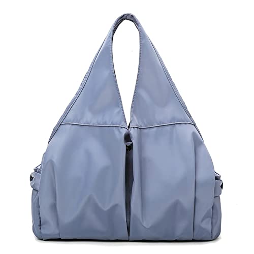 AQQWWER Damen Sporttasche Frau Sporttasche Fitness Reisen Schwimmen Umhängetasche Handtasche nass trocken Isolationsbeutel (Color : Blue) von AQQWWER