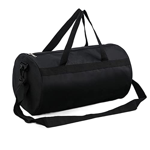 AQQWWER Damen Sporttasche Sporttasche Herren Gym Trainingsschuhe Tasche Herren Fitness Gepäckträger Reisehandtaschen für Damen (Color : Black) von AQQWWER