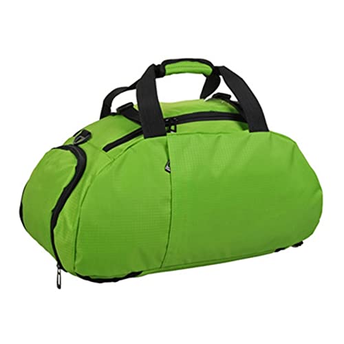 AQQWWER Damen Sporttasche wasserdichte Fitness Sporttasche Männer Frauen Outdoor Fitness Tasche Tragbare Gym Handtasche Ultraleichte Yoga Tasche Outdoor Gym Sport Rucksack (Color : Green) von AQQWWER