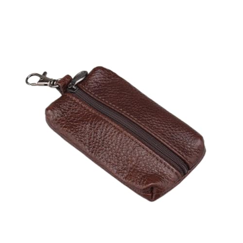 AQQWWER Geldbörsen für Damen Car Key Case, Wallet, Wallet, Zipper Bag, Key Manager, Business Card Holder, Gift (Color : Bruin) von AQQWWER