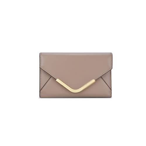 AQQWWER Geldbörsen für Damen Frauen Brieftasche Mode Umschlag Kurze Trifold Brieftasche Multifunktionale Münzbörse Geldbörse Geldbörse (Color : Bruin) von AQQWWER