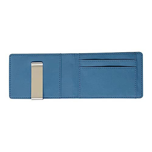 AQQWWER Geldbörsen für Damen Frauen Geldbörse Mode Kurzer Multi-Card-Halter Geldbörse Frosted Stoffkarten-Damen-Brieftasche (Color : Blue) von AQQWWER