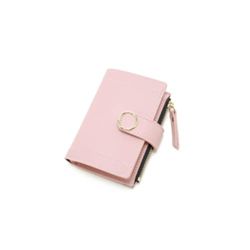 AQQWWER Geldbörsen für Damen Frauen Geldbörsen Kleine Mode Leder Geldbörse Frauen Damen Karton Tasche Für Frauen Clutch Frauen Weibliche Geldbörse Geld Clip Brieftasche (Color : Pink) von AQQWWER