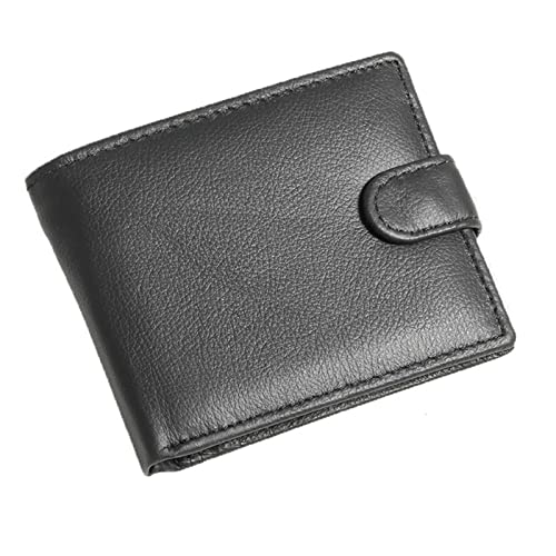 AQQWWER Geldbörsen für Damen Menwallet Made of Genuine Leather Wallet Short Hasp Masculina Purse Luxury Male (Color : Grijs) von AQQWWER