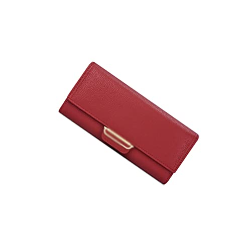 AQQWWER Geldbörsen für Damen Mode Lange Frauen Brieftasche Frau Pu. Leder Brieftaschen Multifunktionale Einfachheit Hand Clutch-Geldbörse Großer Kapazitätskartenhalter von AQQWWER