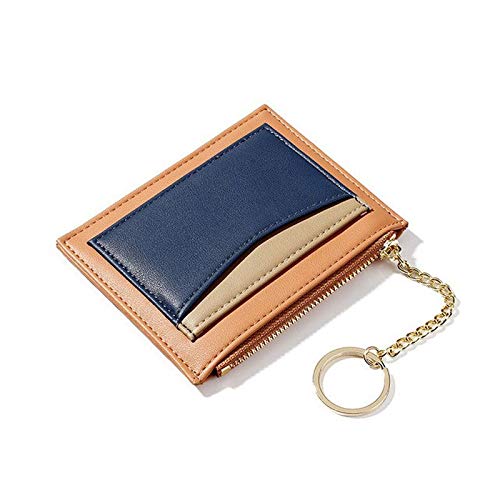 AQQWWER Geldbörsen für Damen Neue Geldbörse Mode Multi-Card-Reißverschluss-Karten-Paket Multifunktions-Wallet (Color : Blue) von AQQWWER